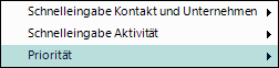 Kontext Priorität