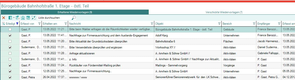 wiedervorlage-reiter-erhaltene-wiedervorlagen